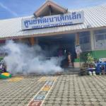 ดำเนินงานฉีดพ่นสารเคมี กำจัดยุงลาย เพื่อควบคุมโรคไข้เลือดออก...