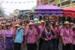 วันไหลสงกรานต์บ้านเพ ถนนข้าวคลุกกะปิ 16 เม.ย.59...